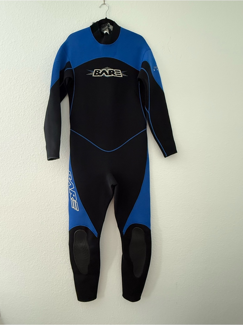 BARE‎ Rush Mens Black Blue 3/2 MM Full Suit Wetsuit XXL Dive Surf